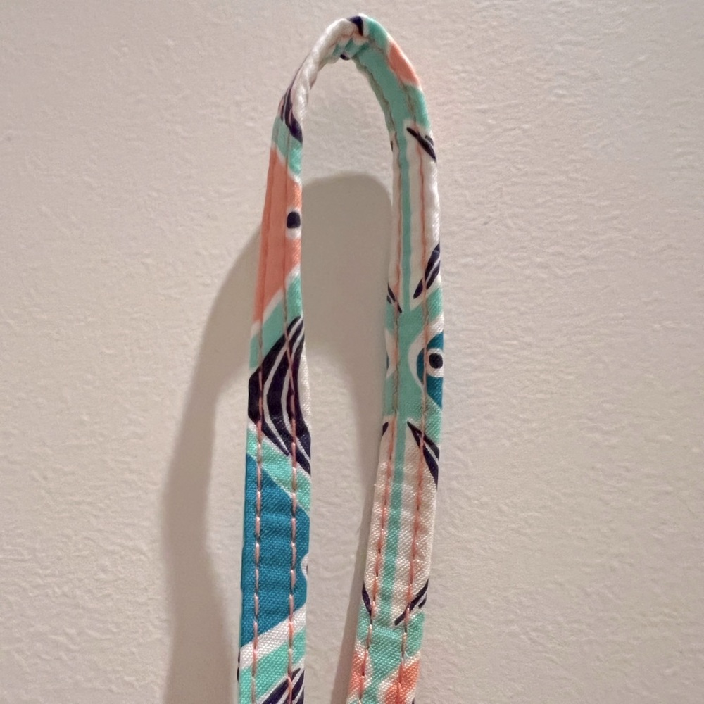 BNWT Vera Bradley lanyard in retired hard to find coveted Go fish pattern